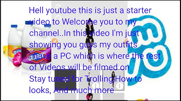 Welcome to my channel (Read description)