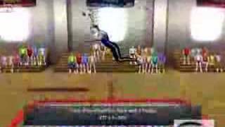 Jason Burnett's 10 Triples routine in Walaber's Tampoline