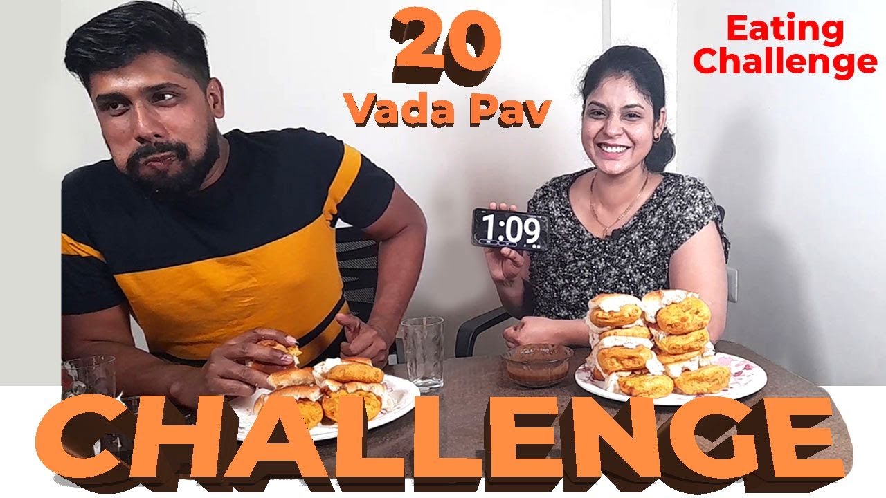 20 Vada Pav Eating Challenge | Food Challenge | Vinkal & Pradip Vlogs