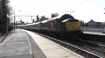 Wivenhoe: ROG Class 37 37884 takes 2x GA Class 321 units from Clacton to Sims Newport for scrapping