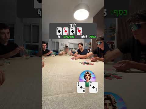 ככה משחקים פוקר פוקר Poker 