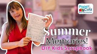 DIY Summer Holiday Scrapbook for Kids | Easy Memory Book Tutorial