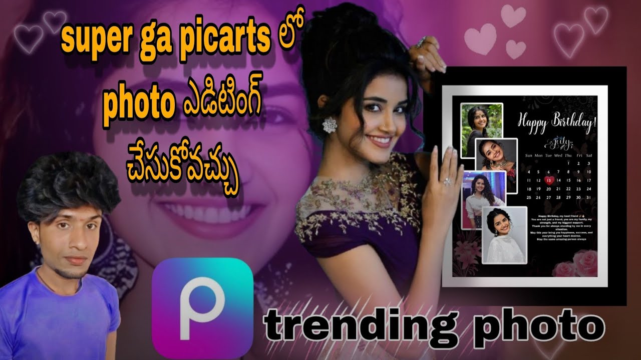 PicsArt New Trend Photo Editing | Step by Step Telugu | PicsArt Photo Editing Telugu  |