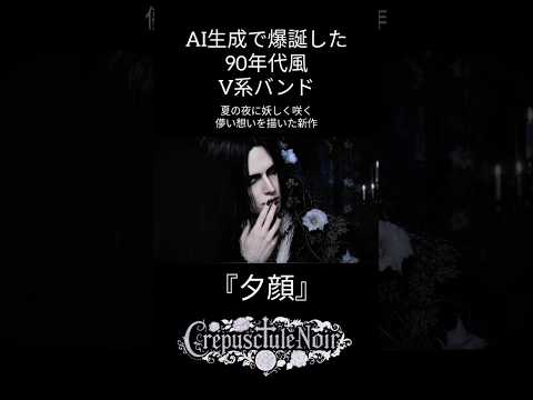 『夕顔』Crepuscule♱Noir #v系 #ヴィジュアル系 #jrock #music #音楽 #gothicrock #aiart
