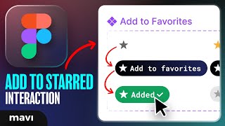 Create an ADD TO FAVORITES Interactive Component in Figma (Tutorial)