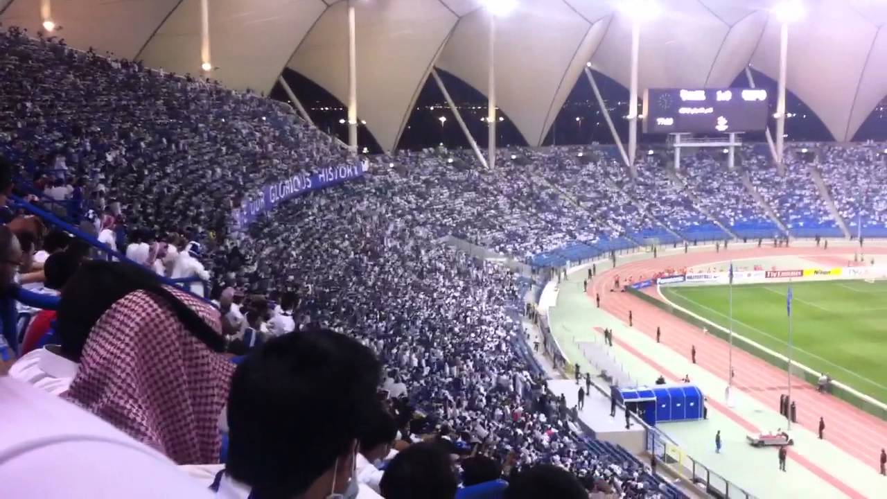 ‫امواج هلاليه تهز مدرجات استاد الملك فهد #الهلال #اسيا ...