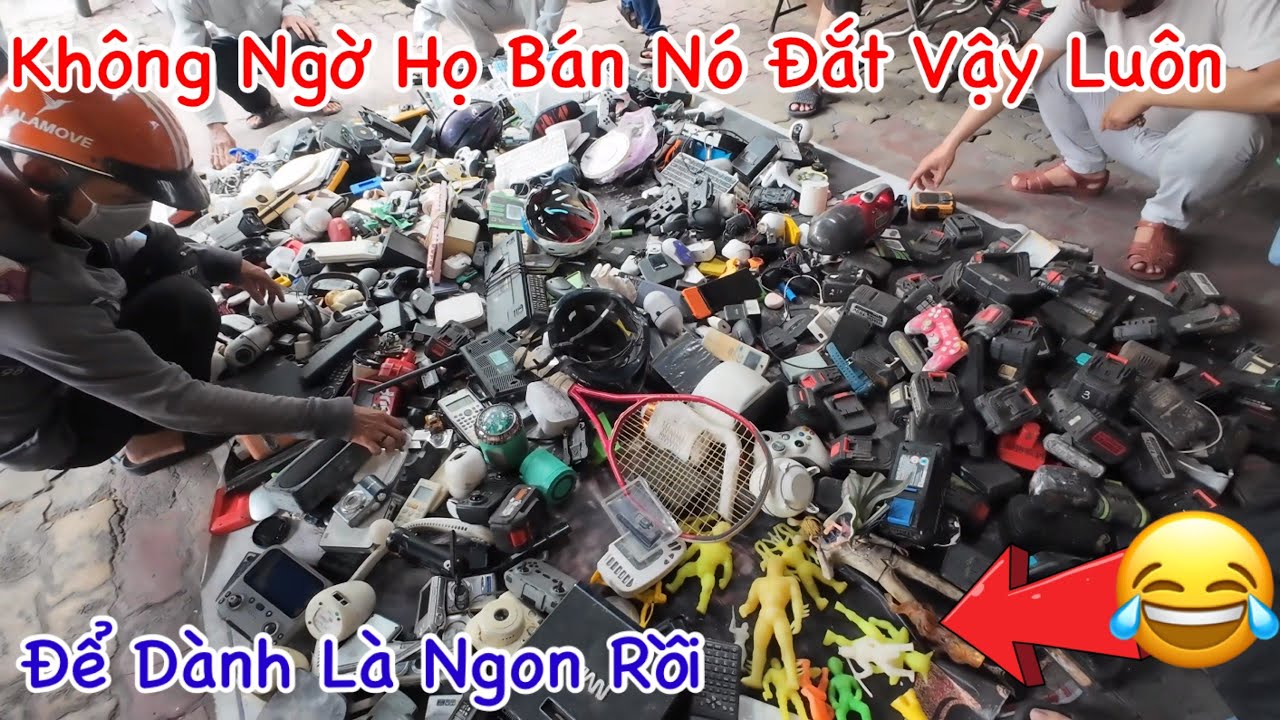 Không ngờ món này đắt vậy luôn! | Đi săn hàng cũ chợ Nhật Tảo