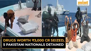 Details Indian Coast Guard’s Mega Drug Bust: 5 Pak Nationals Detained From Iranian Boat News