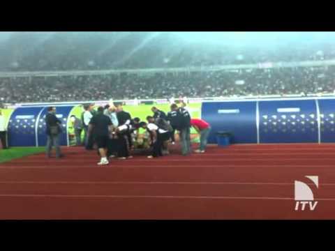 როგორ გააცილეს ლორია სტადიონიდან