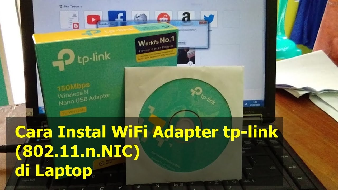 Cara Instal Wifi Adapter di Laptop 