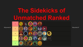 The Sidekicks of Unmatched RANKED! | Tier List 2024 The Sidekicks of Unmatched RANKED! | Tier List 2024