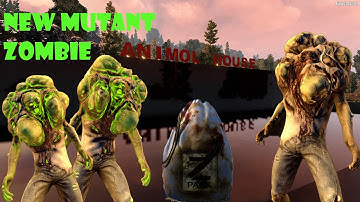 7DTD Alpha 20, New Mutant Zombie ( Drops Blue Z bags )