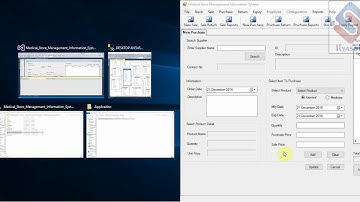 Medical Store Management System Part 65 New Purchase Form Validation in C# C Sharp
