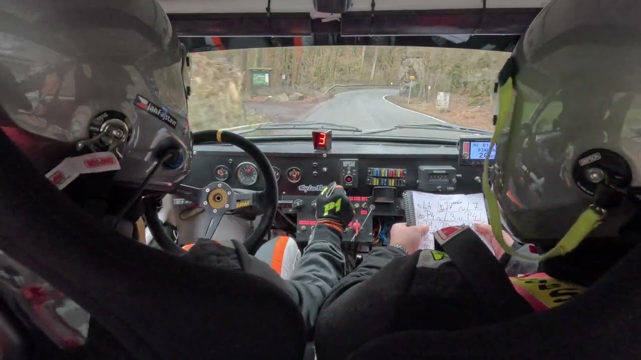 Pražský Rallysprint 2025, onboard - Cementárna RZ3, Škoda 130LR, Fajstavr / Maruna