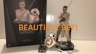 Hot Toys : Rey and BB-8 : Star Wars The Force Awakens : Unboxing & Playtime!