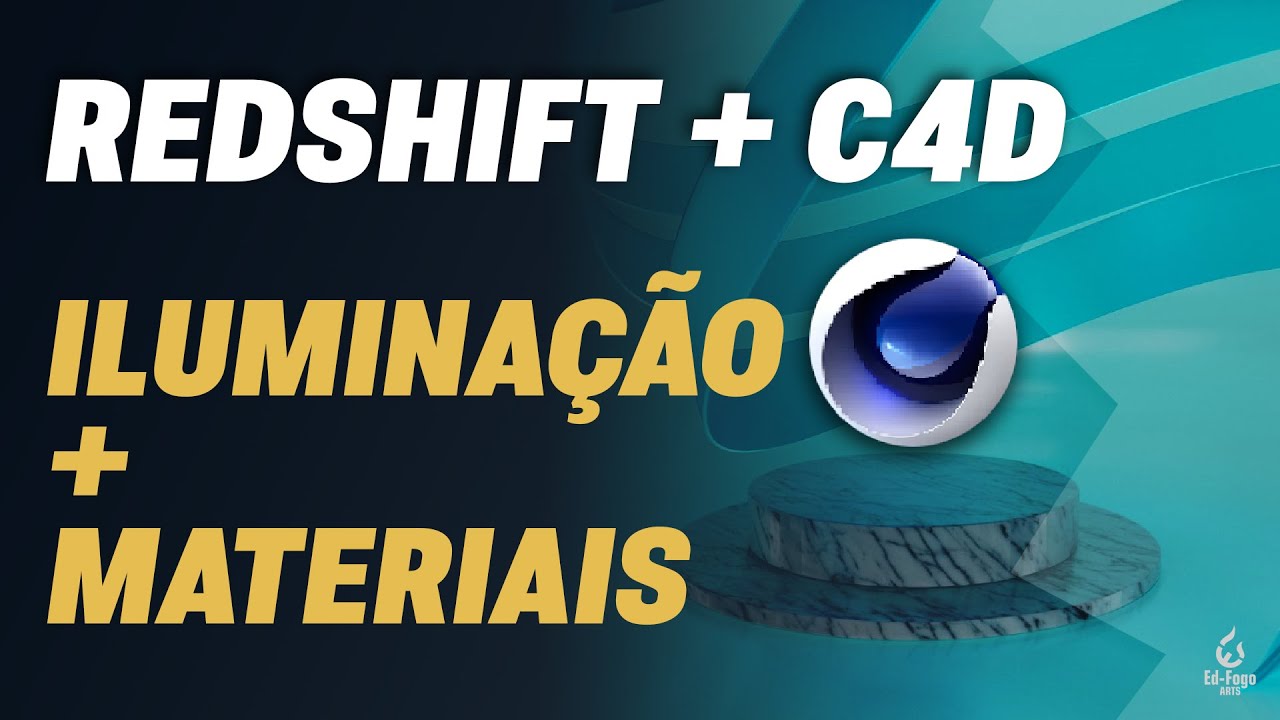 Iluminação e Materiais no Cinema 4D + Redshift | Tutorial Completo e ...