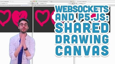 12.4: Shared Drawing Canvas - WebSockets and p5.js Tutorial