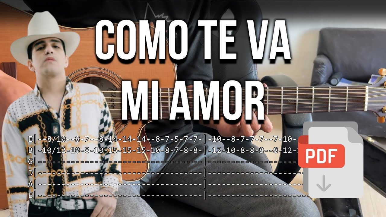 Requinto de COMO TE VA MI AMOR (Tutorial en Guitarra) Jovanny Cadena | Para Principiantes Requinto de COMO TE VA MI AMOR (Tutorial en Guitarra) Jovanny Cadena | Para Principiantes