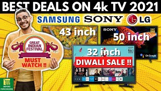 Best 32 inch 4k tv 2021 | Best 43 inch 4k tv 2021 | Best 50 inch 4k tv 2021 | Amazon DIWALI SALE !!