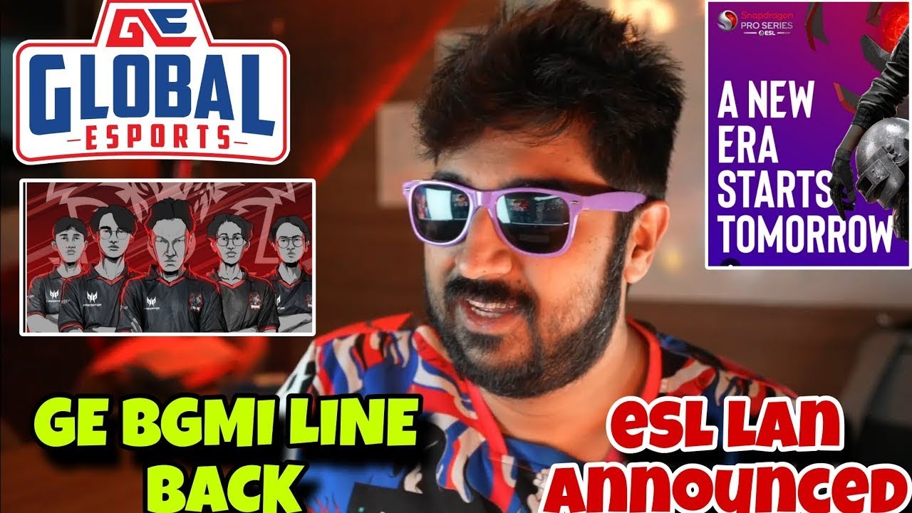 GE BGMI Roster Back Rushi Sir Reply 🚨 ESL Lan Announcement 🔥 - YouTube