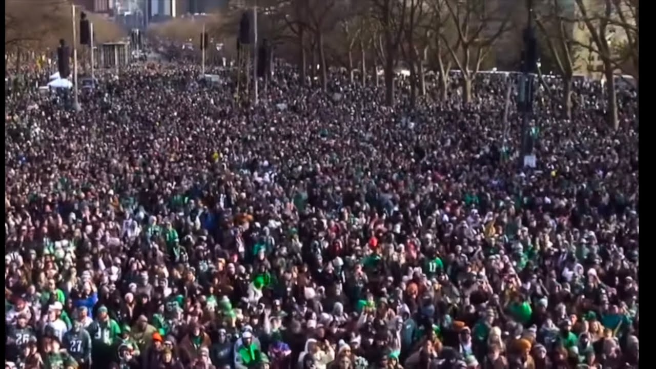 The Eagles Super Bowl Parade was Absolutely Insane - YouTube