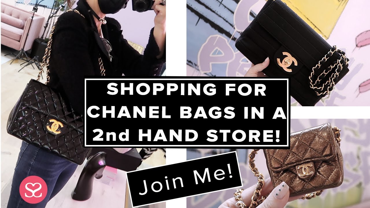 I WENT SHOPPING FOR CHANEL BAGS IN A SECOND HAND STORE! 