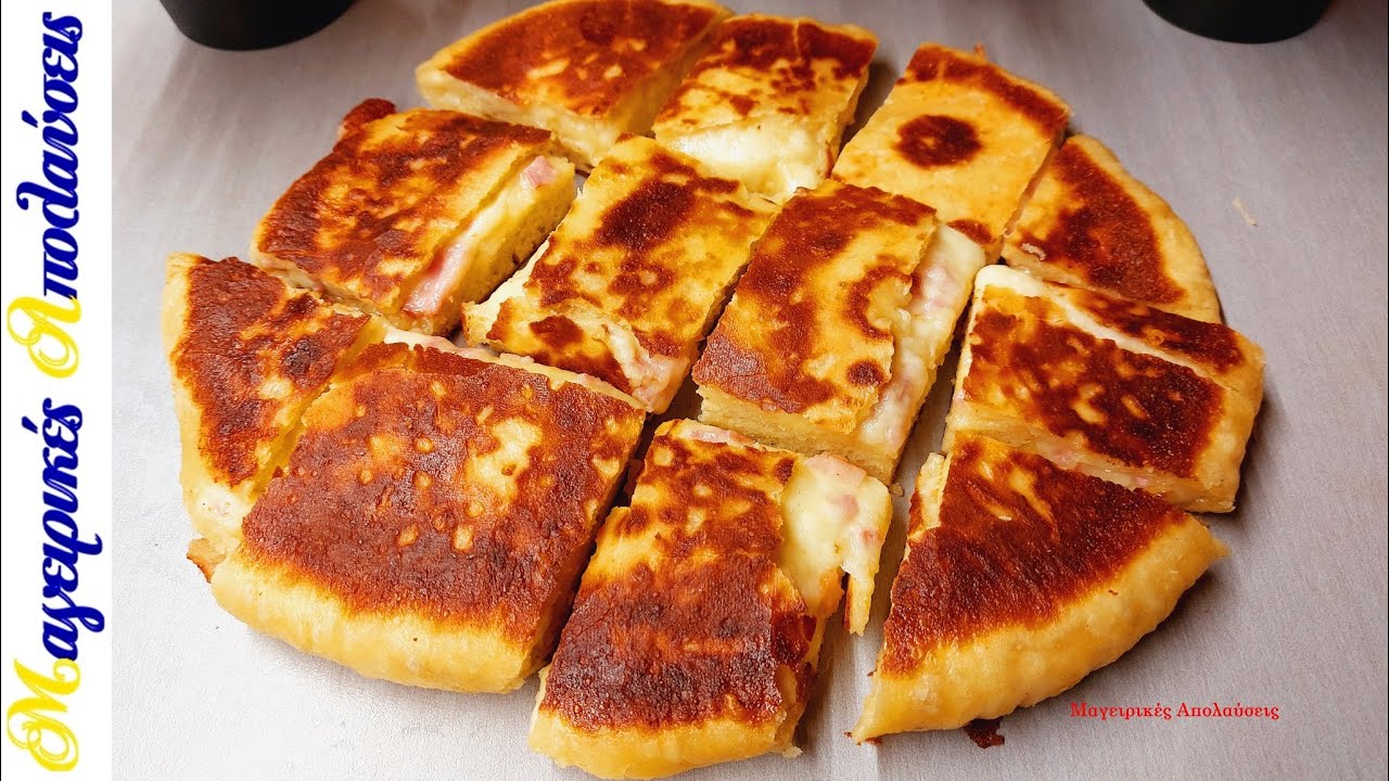 Εύκολο Χατσαπούρι - Τυρόψωμο. Με Κόλπο για να μην σας καίγεται στο τηγάνι χωρίς πολλα Λάδια!