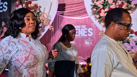 Swag! Tope Alabi & Husband Turn Heads at Funke Akindele’s Movie BTS Premiere
