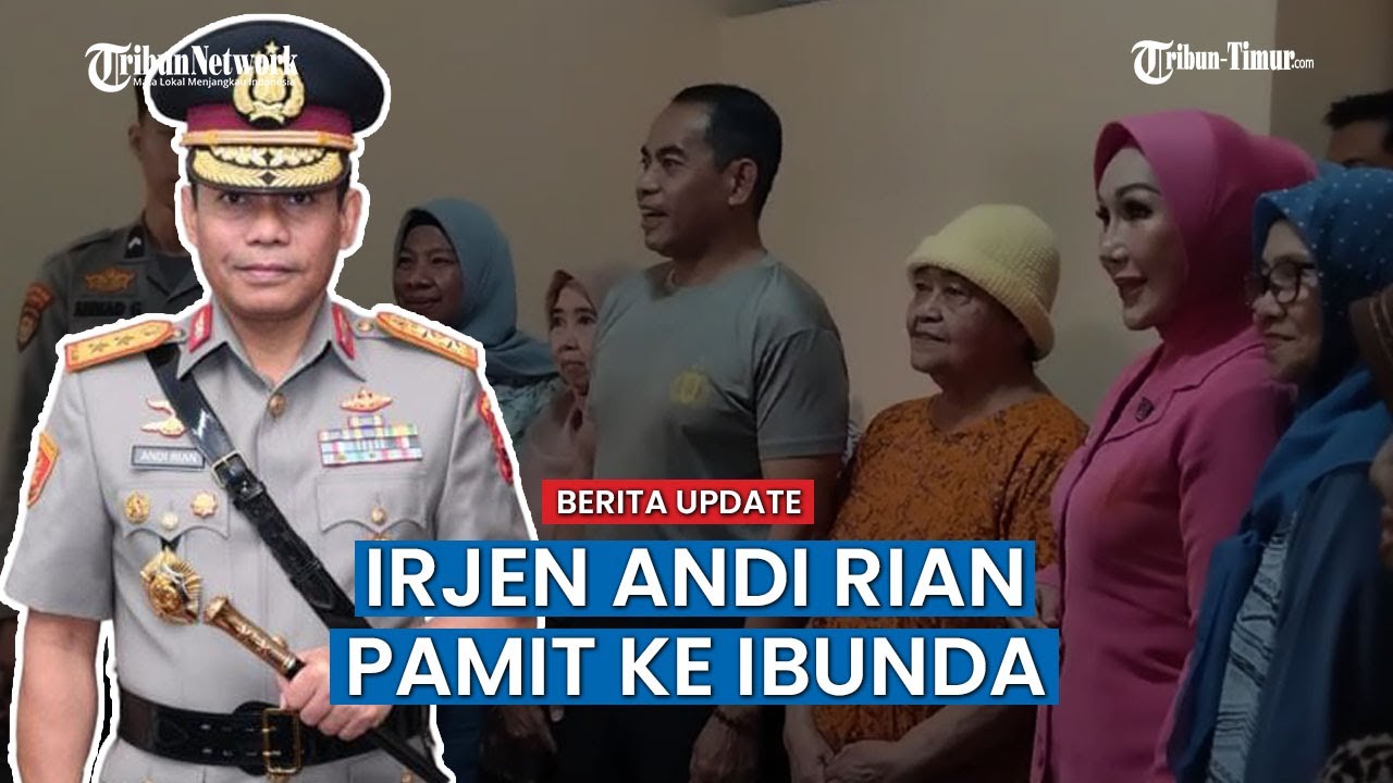 Jadi Kapolda Sumsel, Irjen Pol Andi Rian Pamit ke Ibunya