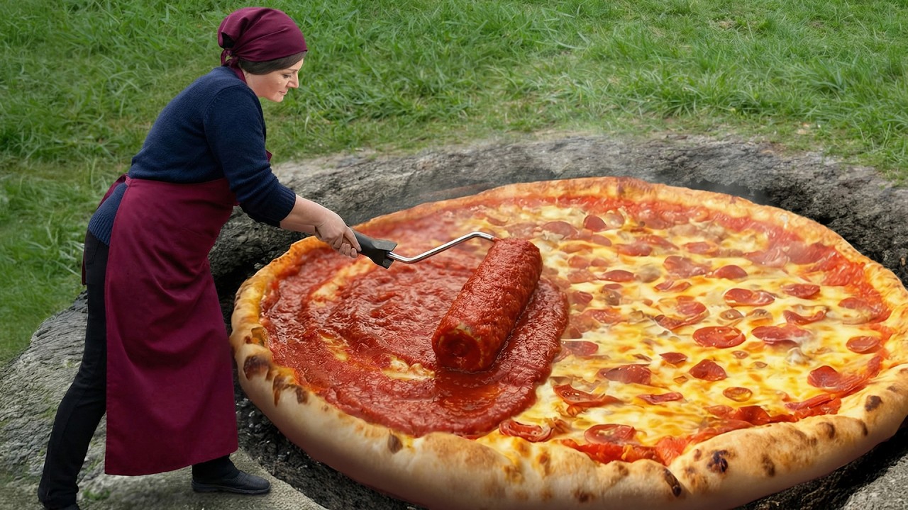 The Biggest Village Pizza in the Faraway Mountains