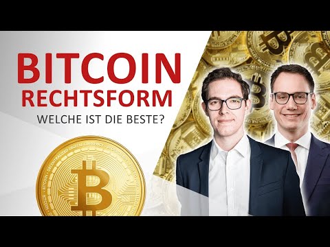 Bitcoin-GmbH - welche ist die richtige Rechtsform für Kryptowährungen?