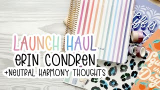 ERIN CONDREN LAUNCH HAUL | Harmony Neutral | HanCanPlan