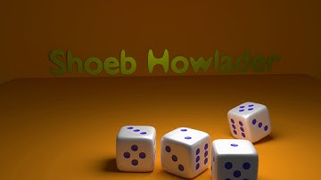 Rolling DICE animation with Blender3D