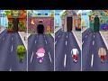 Talking Tom Gold Run Dino Tom vs Pirate Angela vs Talking Hank vs Talking Ben Android Gameplay