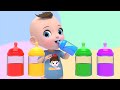 Itsy Bitsy Spider  For kids 마법 주스 마시면 무슨 일이 일어날까? 색깔 Learn Colors 영어유치원 어린이 동요 Nursery Rhymes Songs