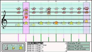 Mario Paint Composer - Mega Man 6 - Mr. X stages