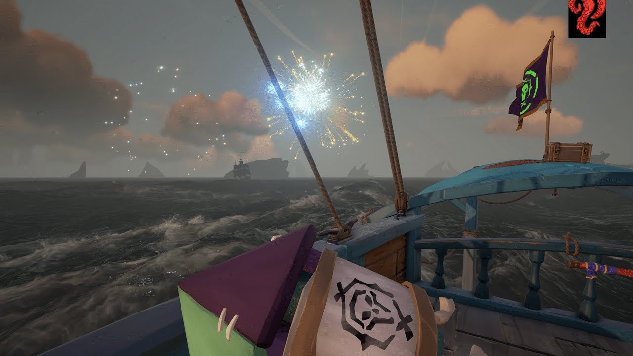 Happy New Year! | Sea of Thieves Athena Run | Duo Sloop vs Galleon ...