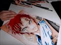 Disegnando Gaara di Naruto