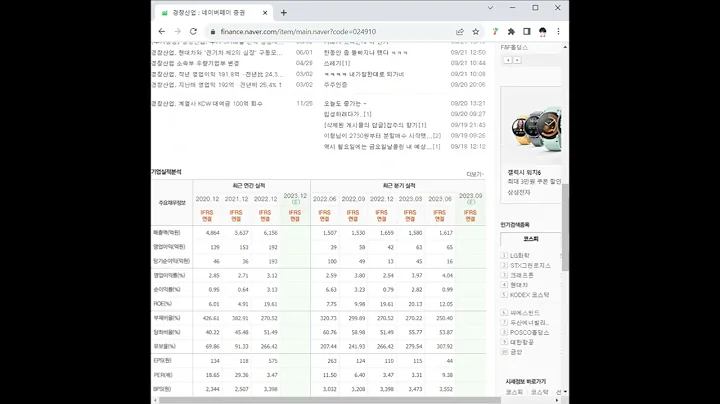 024910경창산업 주가 전망 및 차트 분석