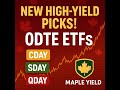 Daily Income ETFs! Canada’s First 0DTE Covered Call Funds – CDAY, SDAY, QDAY