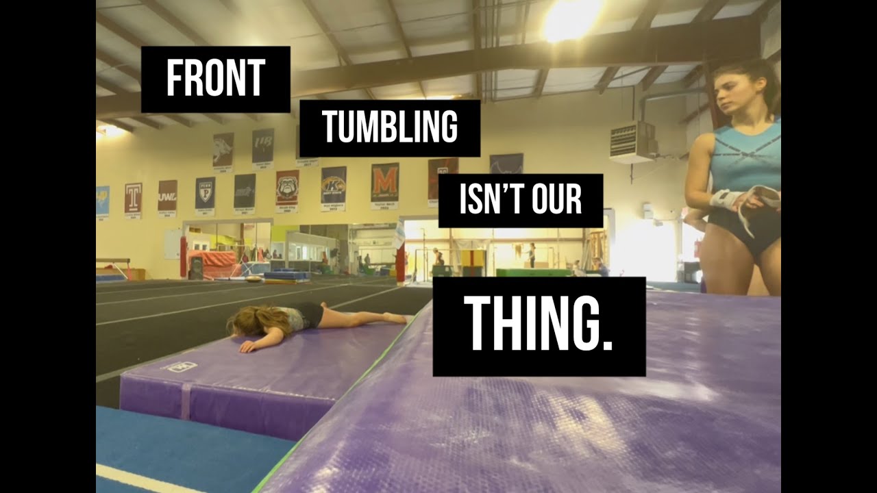 Gym Practice (Front tumbling) - YouTube