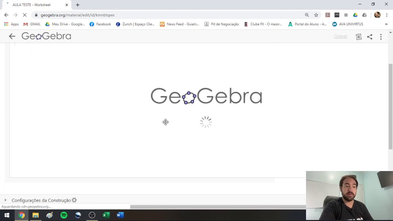 GEOGEBRA 10 - GRAVANDO E EDITANDO PROJETOS