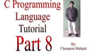 C Programming Language Tutorial Part 8
