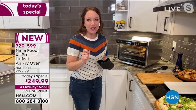Ninja Foodi XL Pro 10-in-1 Air Fry Oven HSN Airfryer First Look & Cook Ninja DT201 
