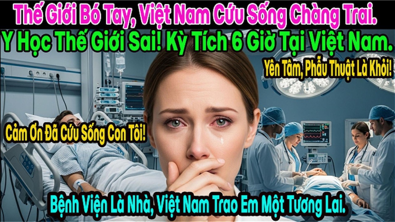 Cả Thế Giới Bó Tay, Mẹ Sụp Đổ Bên Con Trai. Phép Màu Kỳ Diệu Bất Ngờ Xuất Hiện Từ Việt Nam.