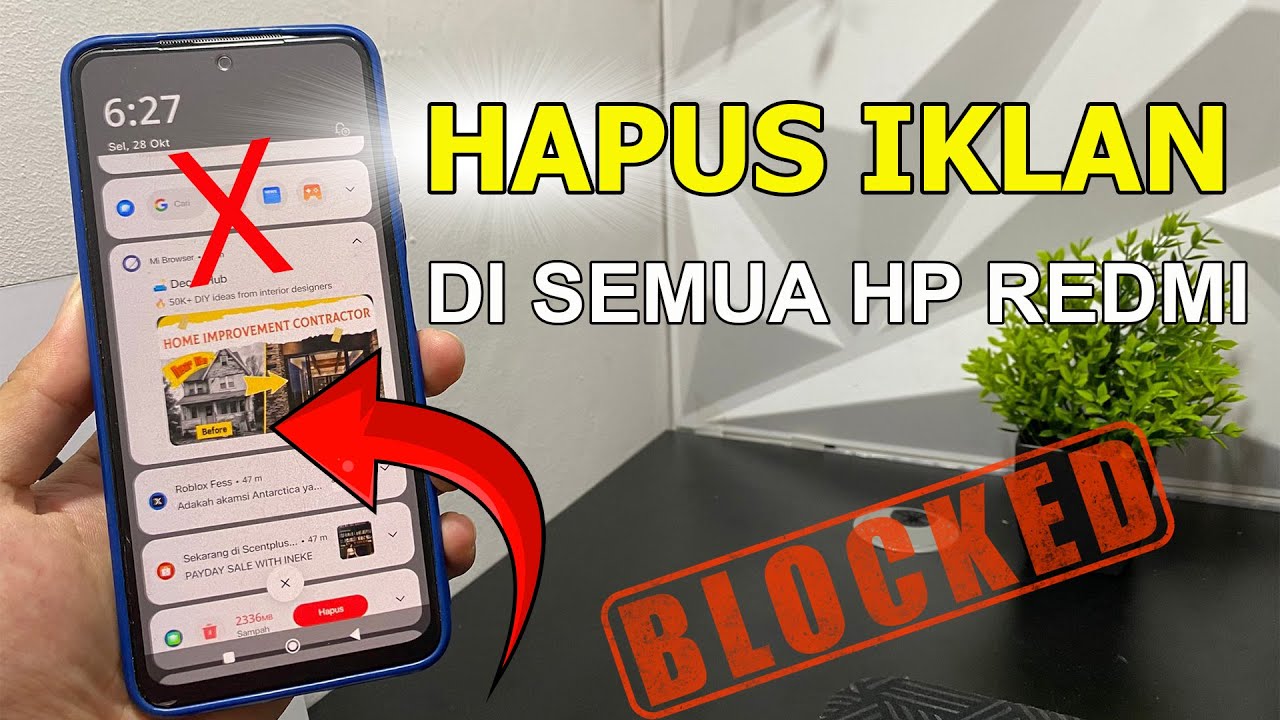 Cara Menghilangkan Iklan di HP Redmi Terbaru 2026 | 100% Berhasil Tanpa