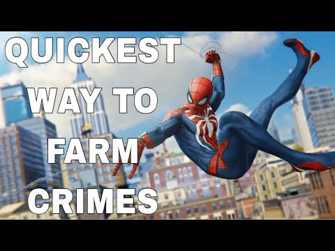 QUICKEST way to farm crimes in Marvel's Spider-Man