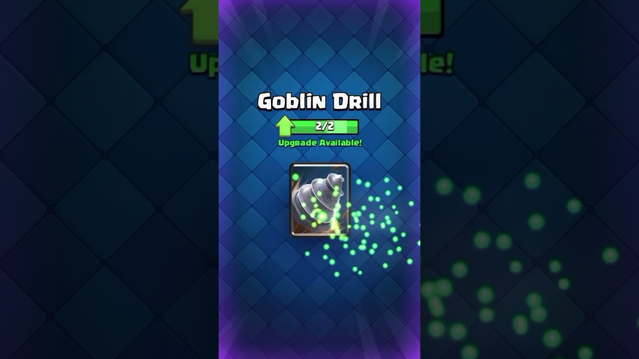 Upgrading new Goblin Drill to level 9 using Epic Wild Cards!