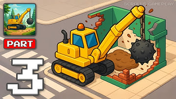 Wreck It 3D - Gameplay Walkthrough Part 3 - Destroy Worlds Level Up (iOS, Android)