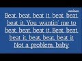 Sean Kingston ft. Chris Brown, Wiz Khalifa - Beat It (Lyrics Video)